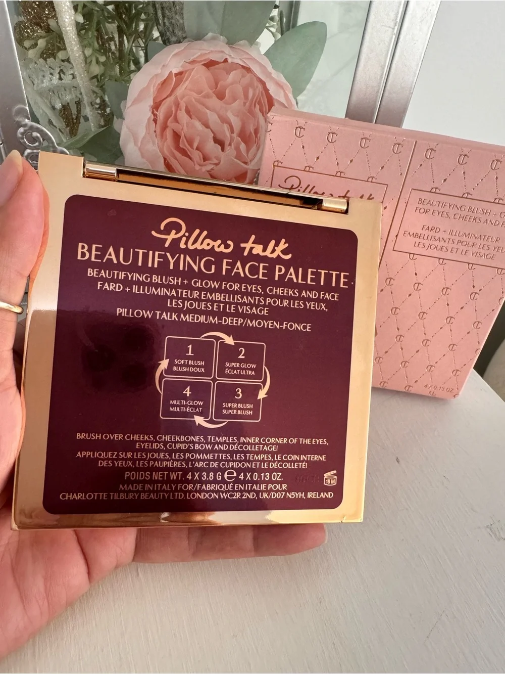 Charlotte Tilbury Pillow Talk Glow Palette - FOR EYES,CHEEKS AND FACE